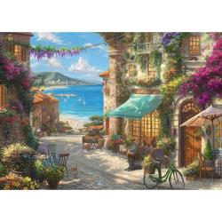 Puzzle 1000 pièces : Café sur la Riviera italienne