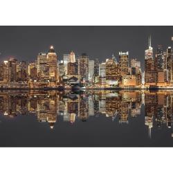 Puzzle 1500 pièces : Skyline de New York la nuit
