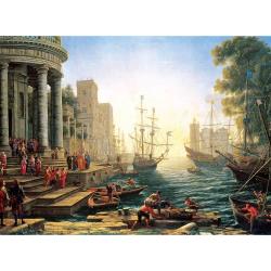 Puzzle 3000 pièces : Port maritime avec l'embarquement de Sainte Ursule