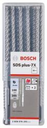 Bosch Professional 2608576193 Forets SDS plus-7X pour perforateur 6 x 100 x 165 mm, 30 piè