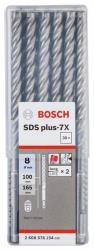Bosch Professional 2608576194 Forets SDS plus-7X pour perforateur 8 x 100 x 165 mm, 30 pièces