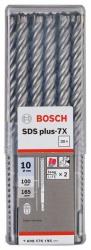 Bosch Professional 2608576196 Forets SDS plus-7X pour perforateur 10 x 100 x 165 mm, 30 pi