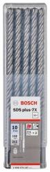 Bosch Professional 2608576197 Forets SDS plus-7X pour perforateur 10 x 150 x 215 mm, 30 pièces