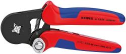 Knipex 975304SB Pince à sertir auto-ajustable pour embouts de cable 0, 0810 + 16 mm