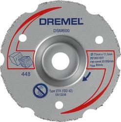 DREMEL 2615S600JB Disque à tronçonner multi-usage en carbure à spécial découpe à ras , pou