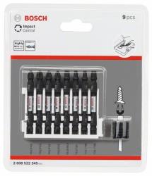 Bosch Professional 2608522345 Set d'embouts de vissage Impact Control, 9 pièces, 65 mm