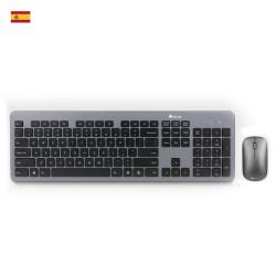 NGS Matrix Kit, QWERTY, ES clavier RF sans fil Espagnole Gris