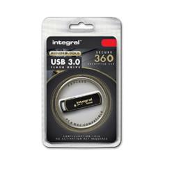 Integral INFD8GB360SEC3.0 Clé USB 8 Go USB Type-A 3.2 Gen 1 (3.1 Gen 1) Noir, Or