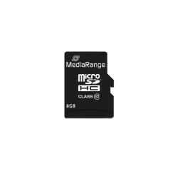 MediaRange 8GB microSDHC mémoire flash 8 Go Classe 10