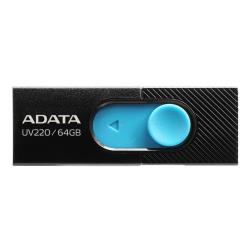 ADATA UV220 Clé USB 64 Go USB Type-A 2.0 Noir, Bleu