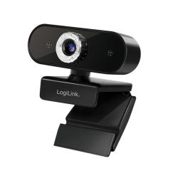 LogiLink UA0371 webcam 3 MP 1920 x 1080 pixels USB 2.0 Noir, Argent