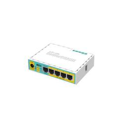 Mikrotik hEX PoE lite Routeur connecté Fast Ethernet Blanc