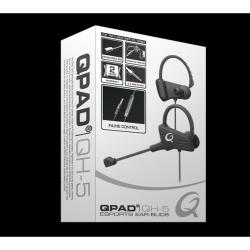 QPAD QH5 écouteur/casque Avec fil Crochets auriculaires, Ecouteurs Jouer Noir