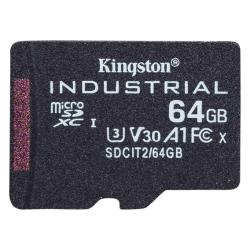 Kingston Technology Industrial 64 Go MicroSDXC UHS-I Classe 10