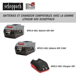 Souffleur Sans Fil Scheppach 40v - ni Batterie ni Chargeur - Bab150-40li