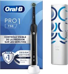 Brosse à dents électriqueORAL-B Pro 1 noire et etui de voyage