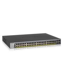 Netgear GS752TP Géré L2/L3/L4 Gigabit Ethernet (10/100/1000) Noir 1U