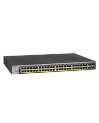 Netgear GS752TPP Géré L2/L3/L4 Gigabit Ethernet (10/100/1000) Noir 1U