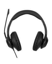 Targus AEH102GL écouteur/casque Avec fil Arceau Appels/Musique USB Type-A Noir