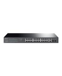 TP-LINK TL-SG1428PE commutateur réseau Géré Gigabit Ethernet (10/100/1000) Noir 1U Connexion Ethernet, support