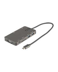 StarTech.com Adaptateur Multiport USB-C - Dock de voyage HDMI 4K 30Hz ou VGA - USB 3.0
