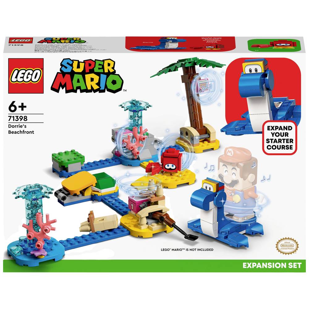 LEGO Super Mario 71398 Ensemble d'extension Le bord de mer de Dorrie