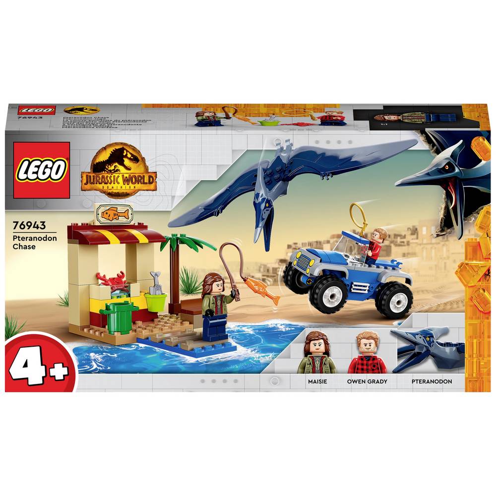 LEGO Jurassic World 76943 La course-poursuite du Ptéranodon