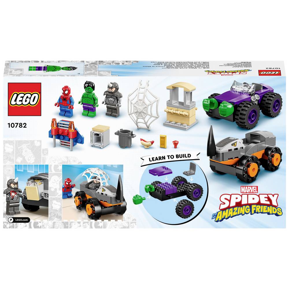 LEGO Spider-Man 10782 Le combat des camions, Hulk contre le Rhino