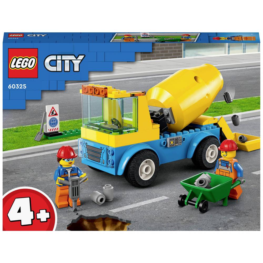 LEGO City 60325 Le camion bétonnière