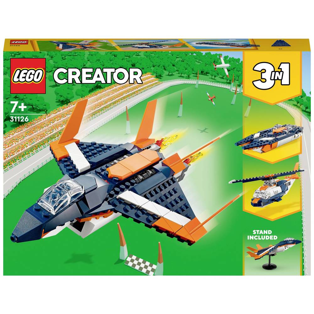 LEGO Creator 3-en-1 31126 L’avion supersonique